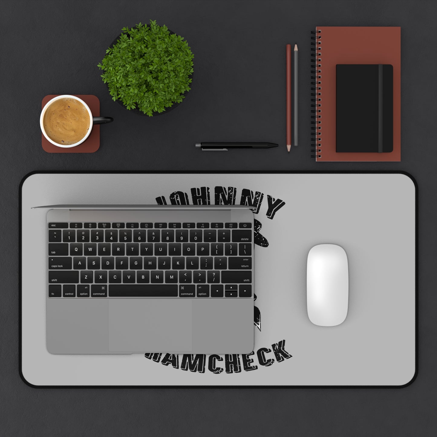 Johnny Hamcheck-Desk Mat