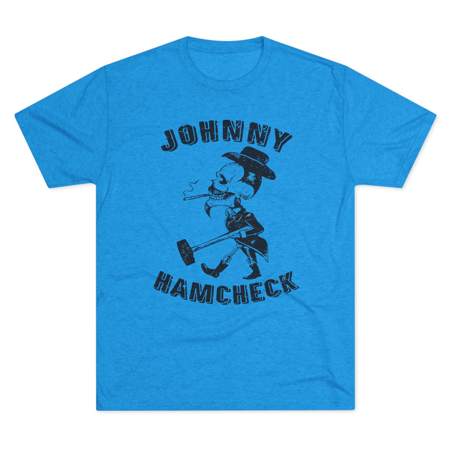 Johnny Hamcheck Blk Logo T-Shirt