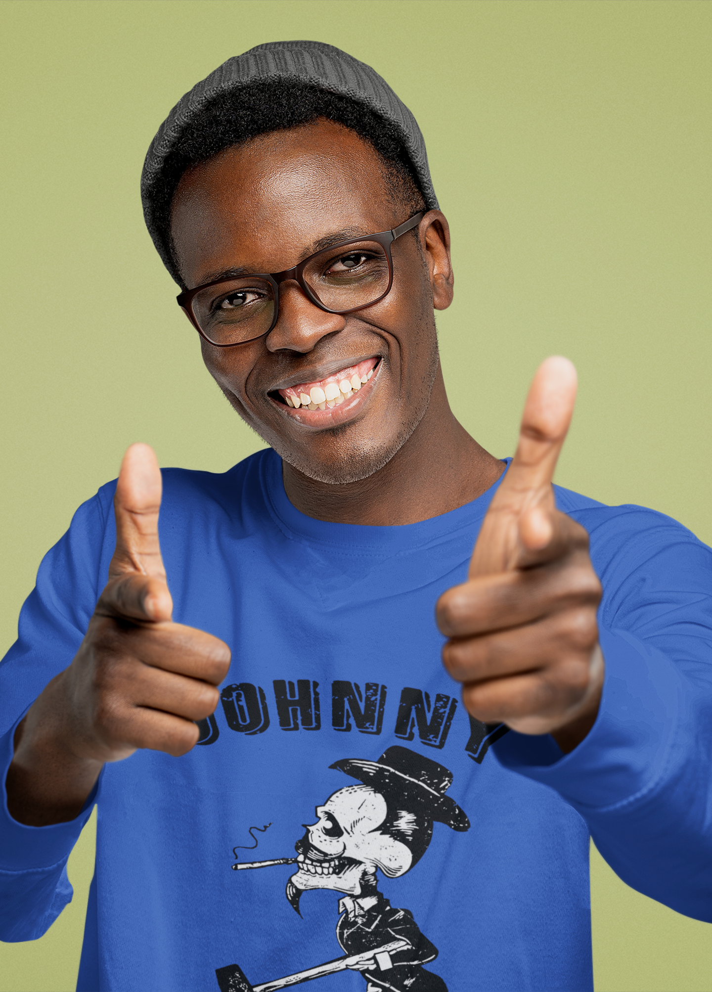 Johnny Hamcheck Long Sleeve T-Shirt