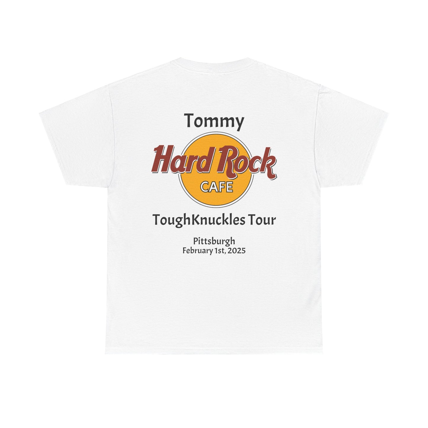 Hard Rock Pittsburgh Tommy ToughKnuckles Tour Merch