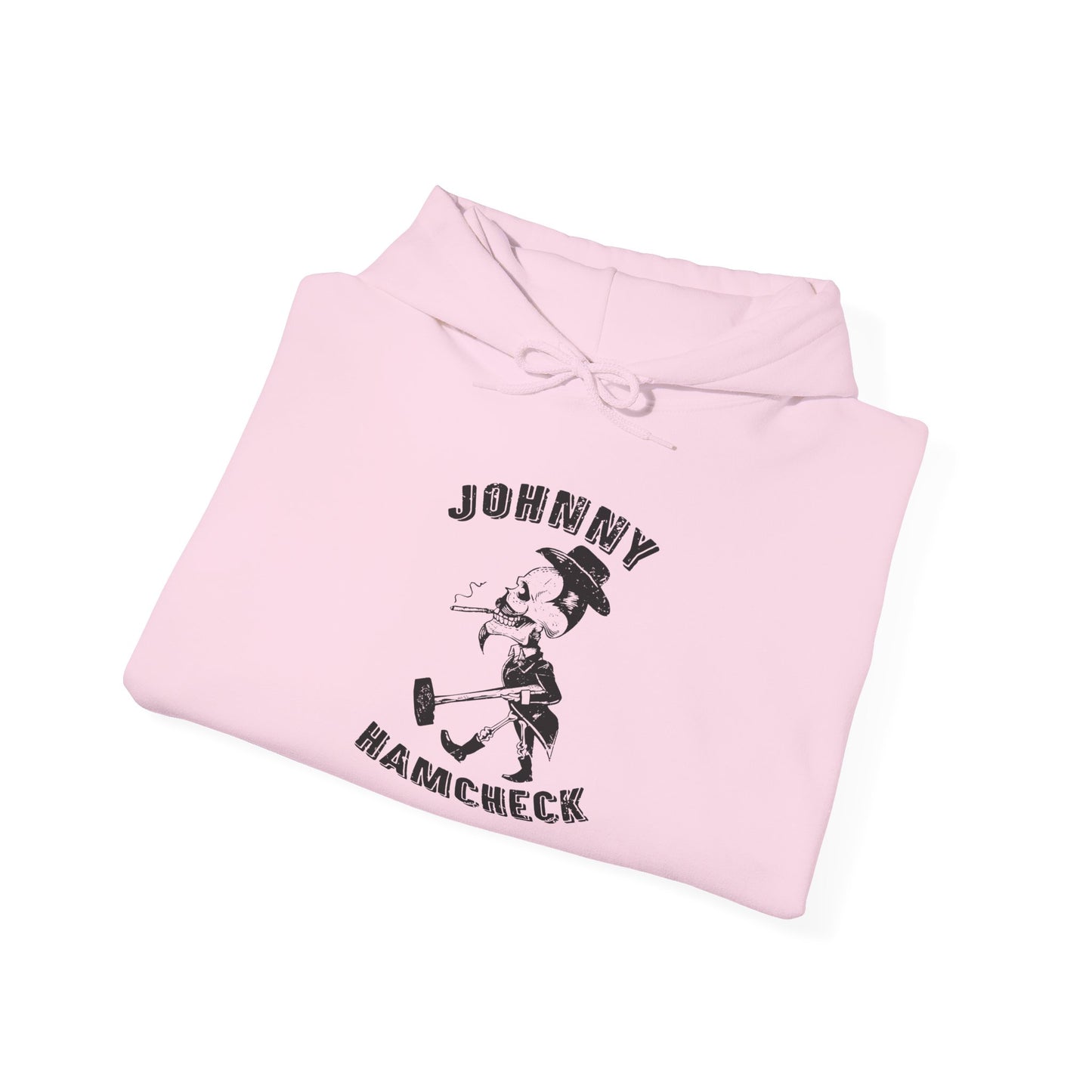 Johnny Hamcheck Black Logo Hoodie