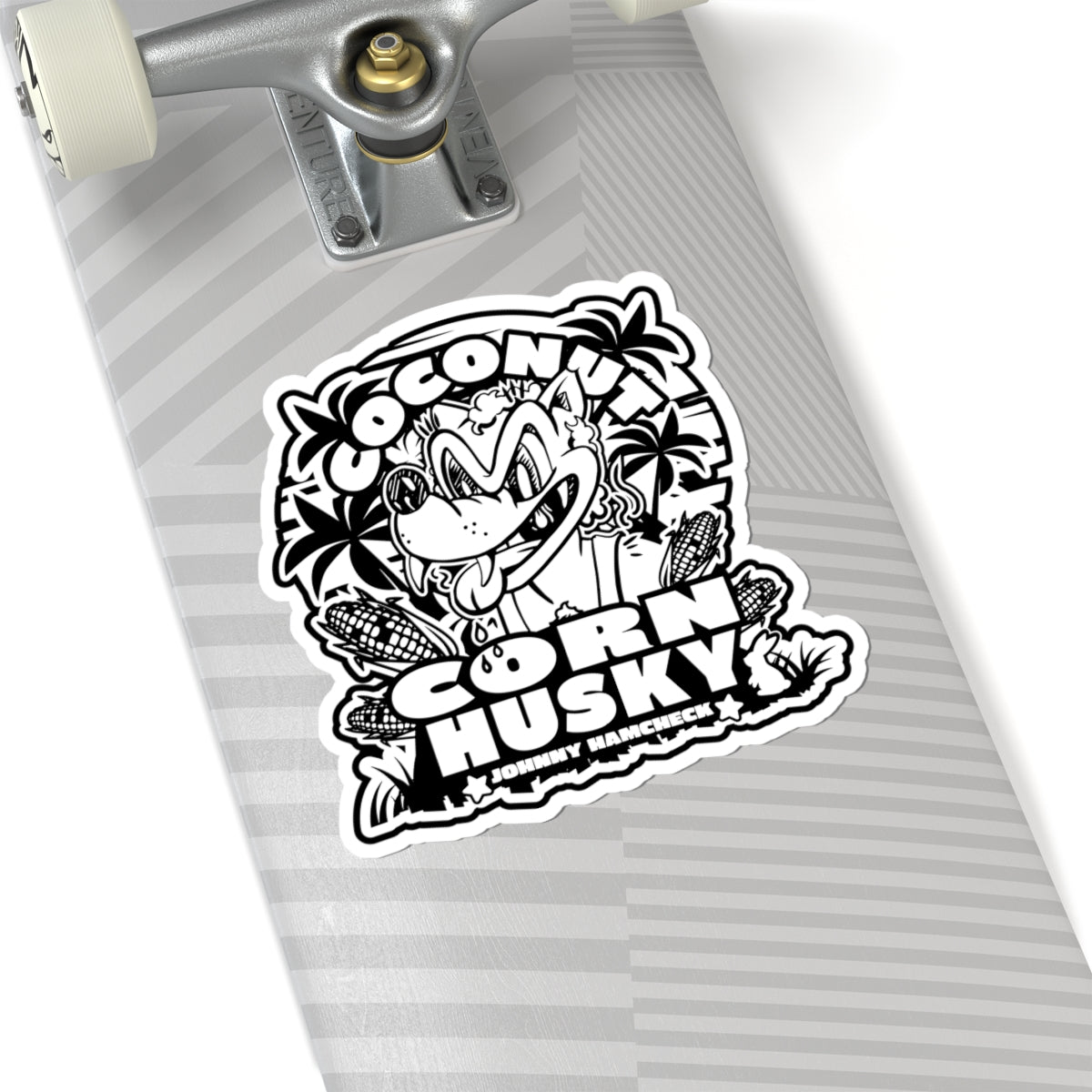 Coconut Corn Husky - Sticker