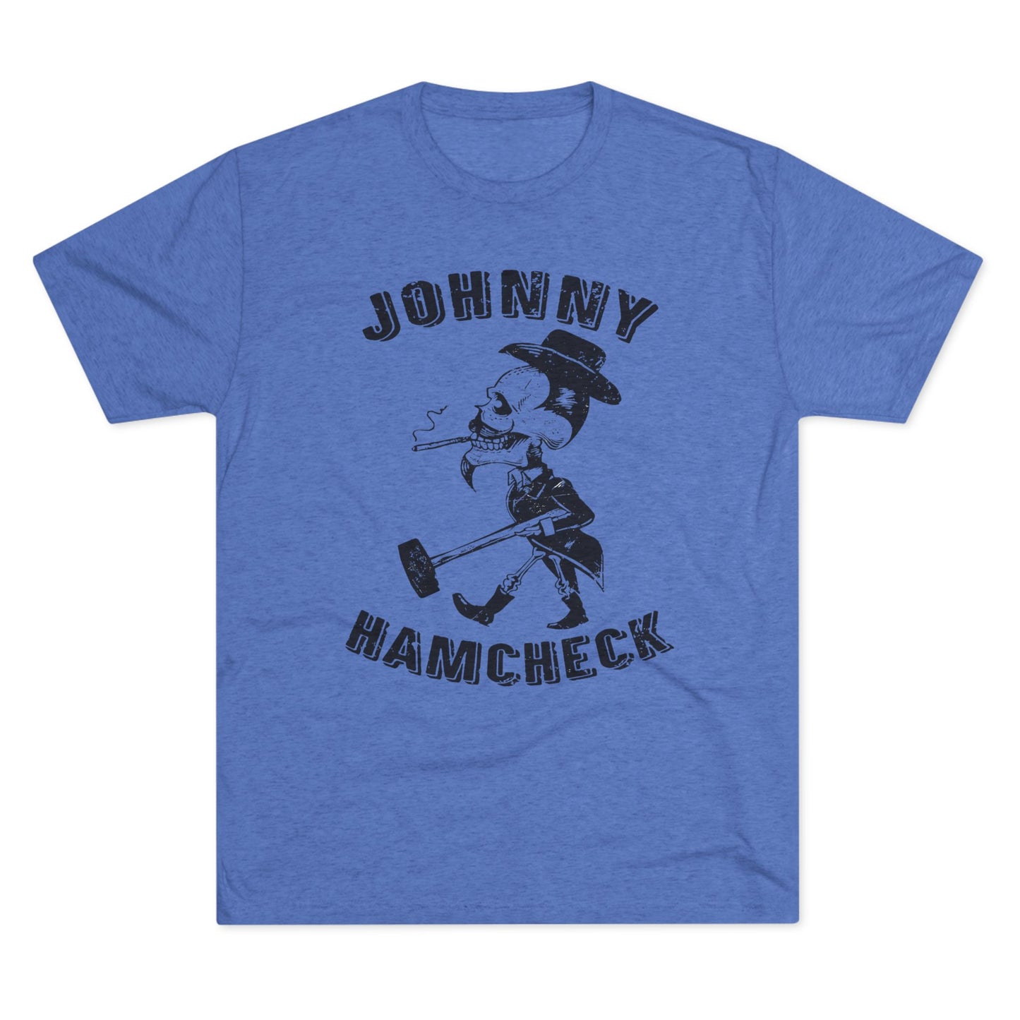 Johnny Hamcheck Blk Logo T-Shirt