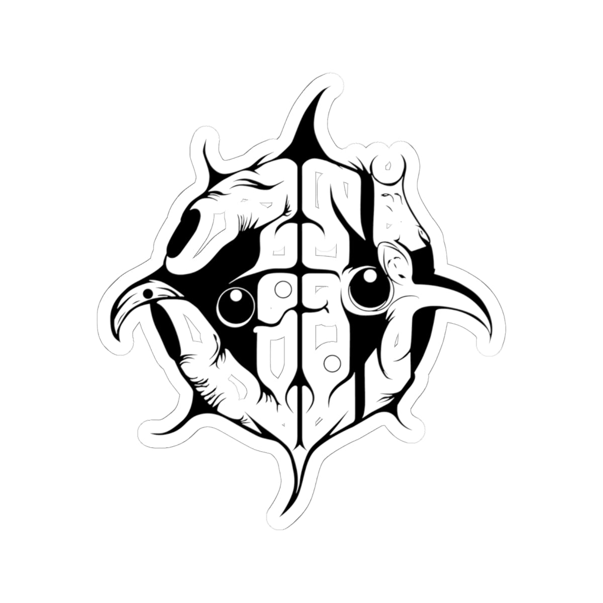 Hamcheck Hand Drawn JH Symbol - Sticker