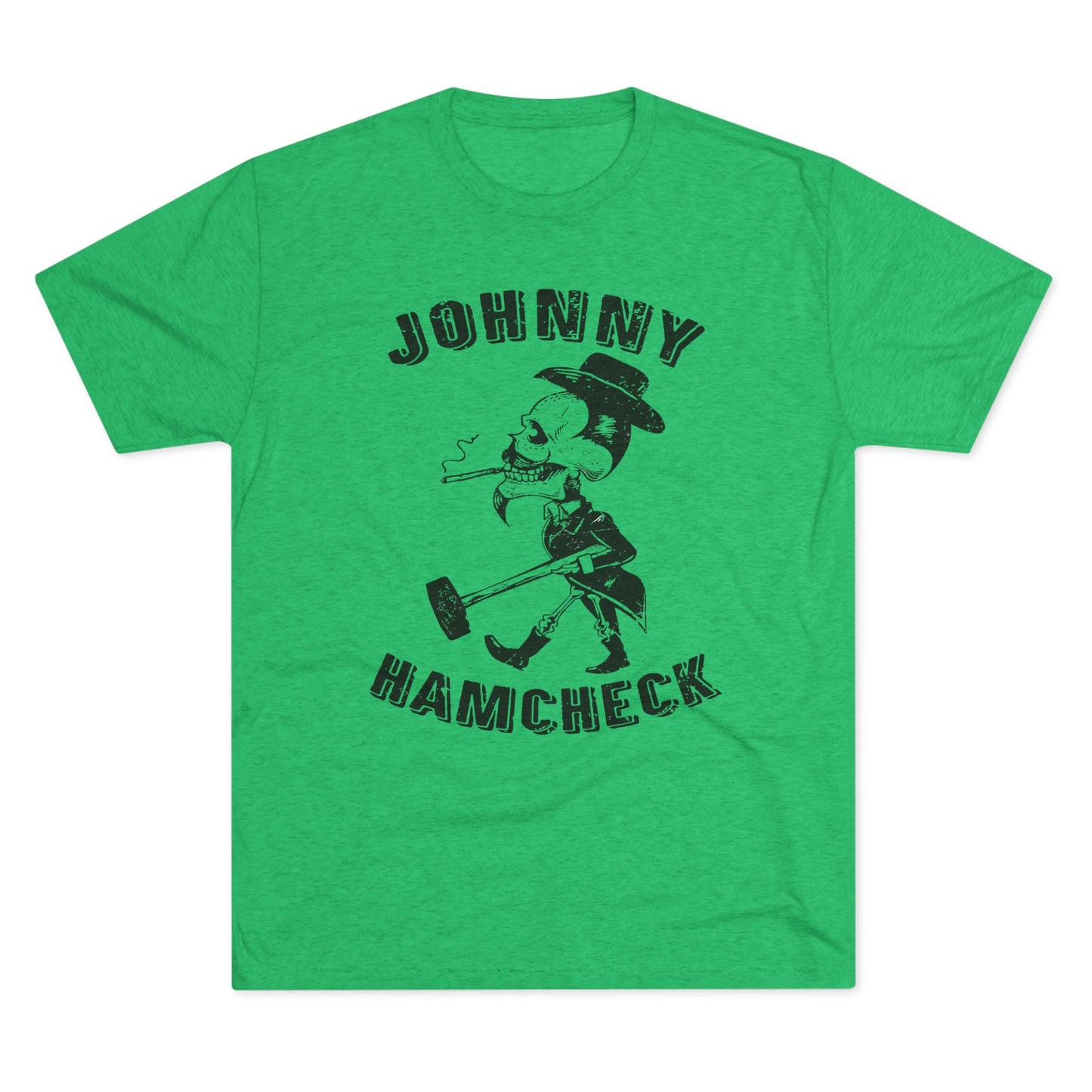 Johnny Hamcheck Blk Logo T-Shirt
