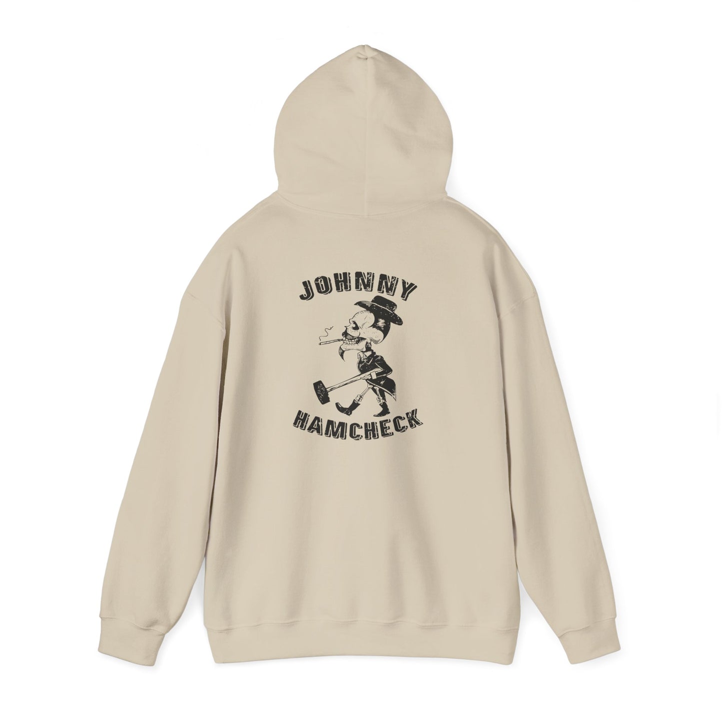 Johnny Hamcheck Black Logo Hoodie