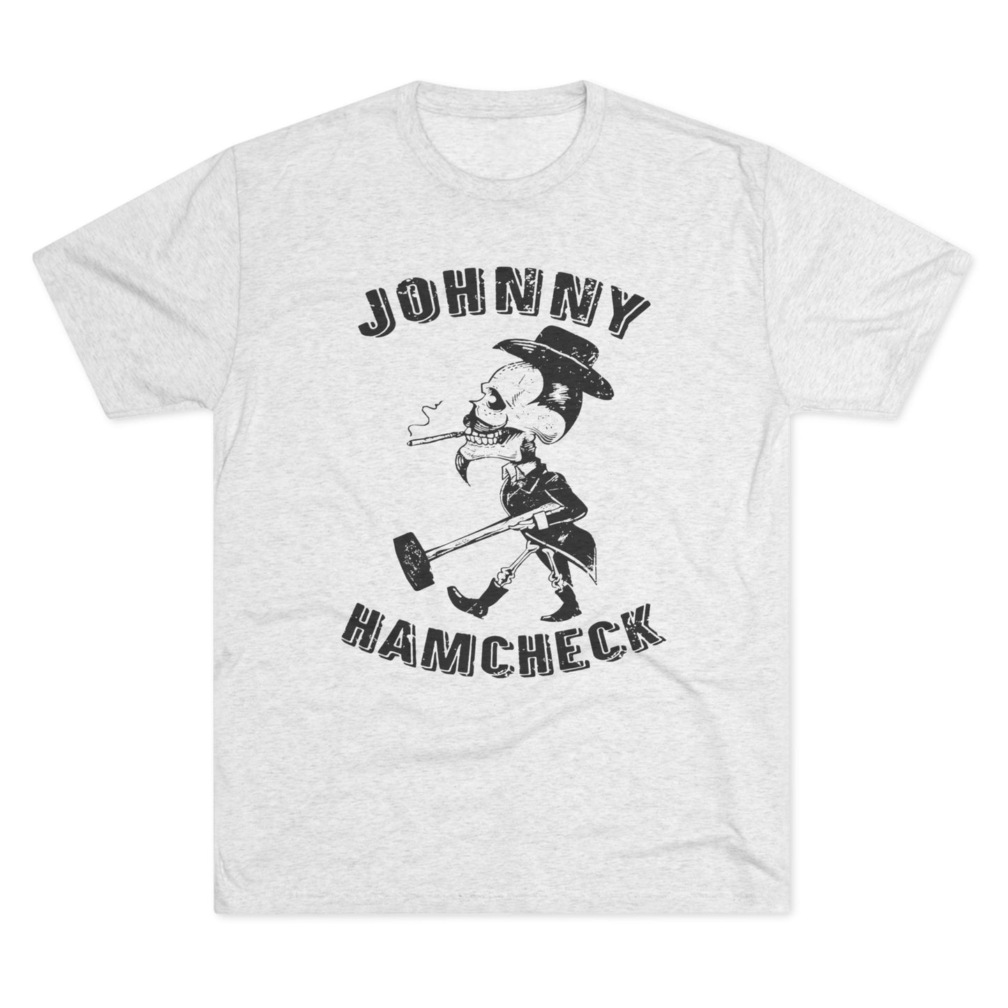 Johnny Hamcheck Blk Logo T-Shirt