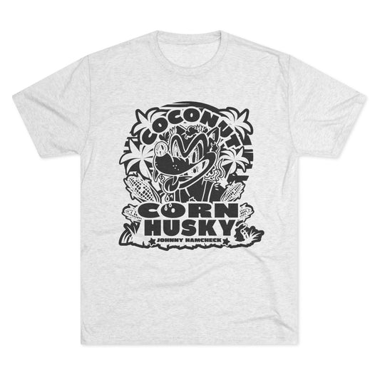 *Coconut Corn Husky Black Logo T-Shirt