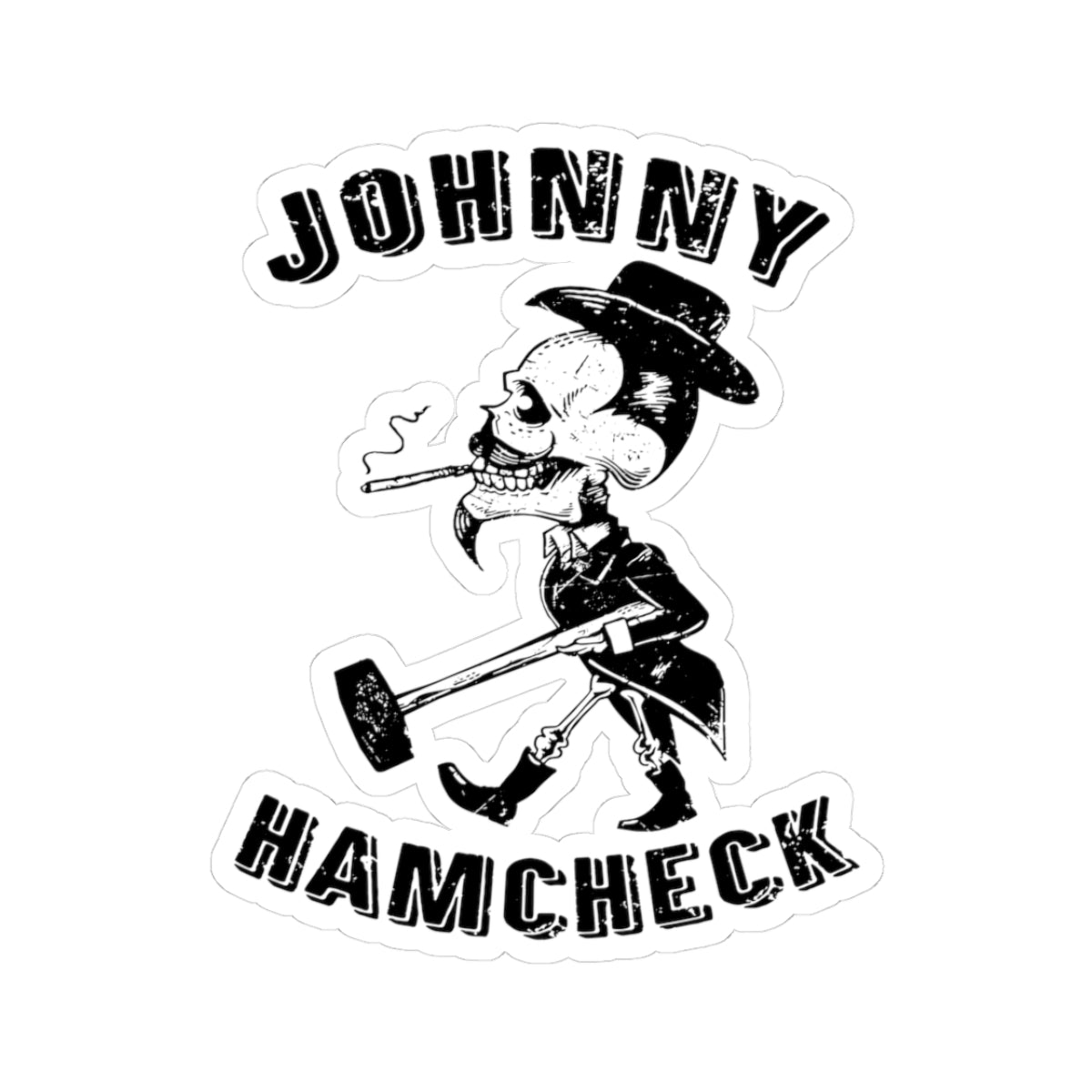 Johnny Hamcheck - Sticker