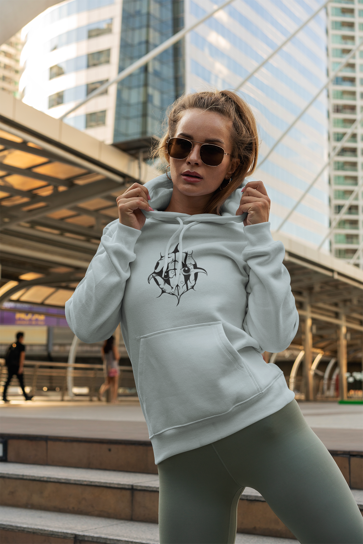 Hand Drawn JH by Johnny HamCheck Himself - Hoodie