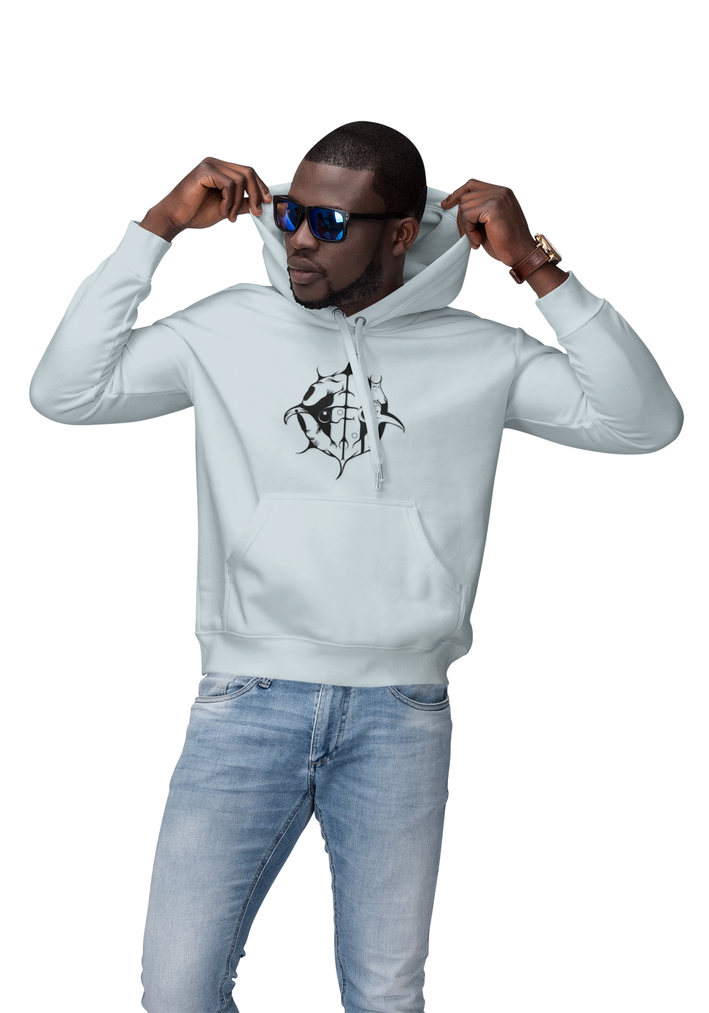 Hand Drawn JH by Johnny HamCheck Himself - Hoodie