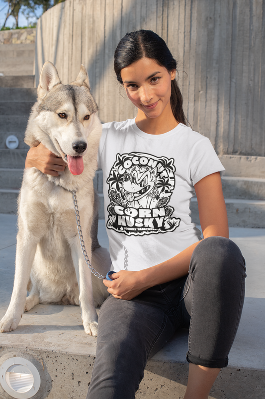 Coconut CornHusky Logo- T- shirt