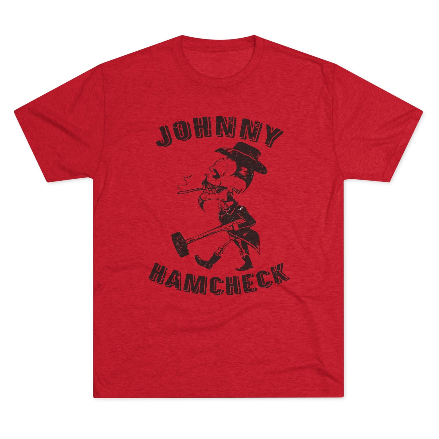 Johnny Hamcheck Blk Logo T-Shirt