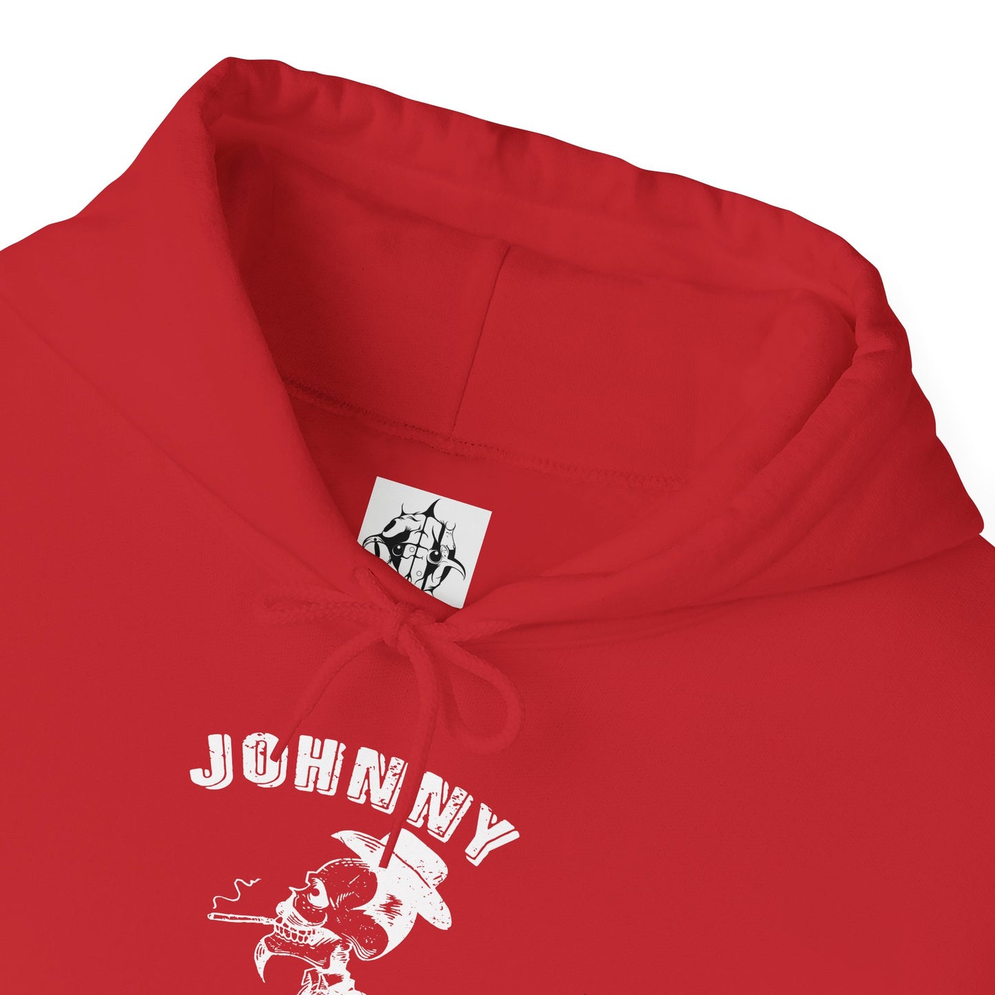 Johnny Hamcheck White Logo - Hoodie