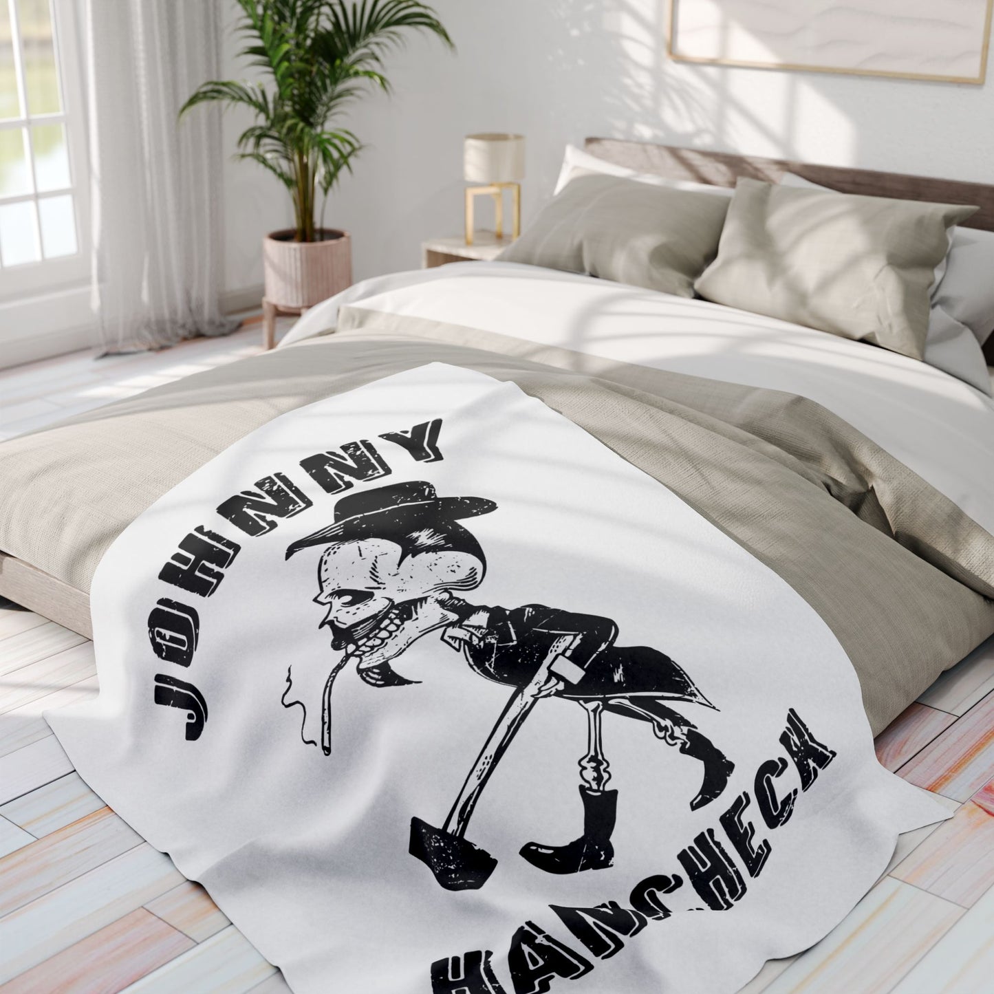 Johnny Hamcheck - Arctic Fleece Blanket