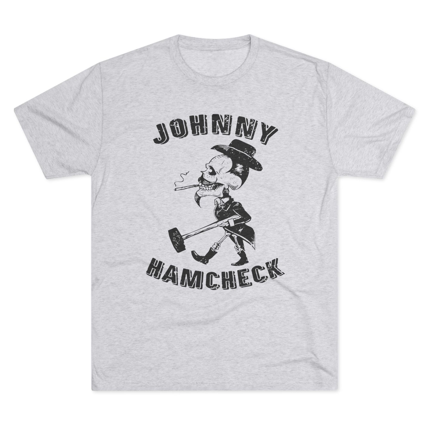 Johnny Hamcheck Blk Logo T-Shirt
