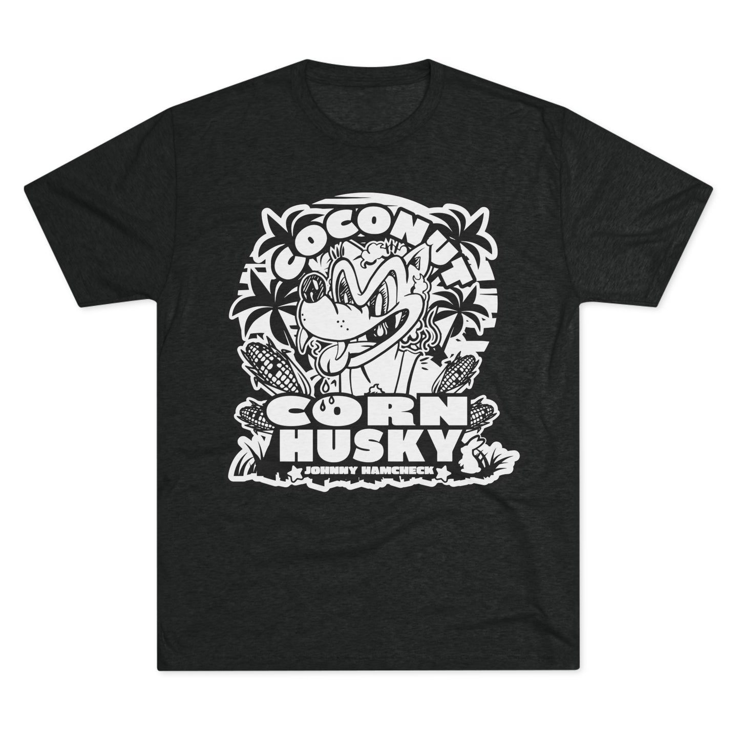 Coconut CornHusky Logo- T- shirt