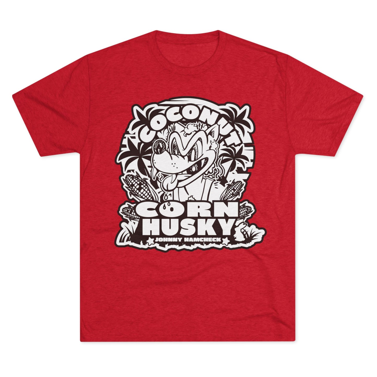 Coconut CornHusky Logo- T- shirt