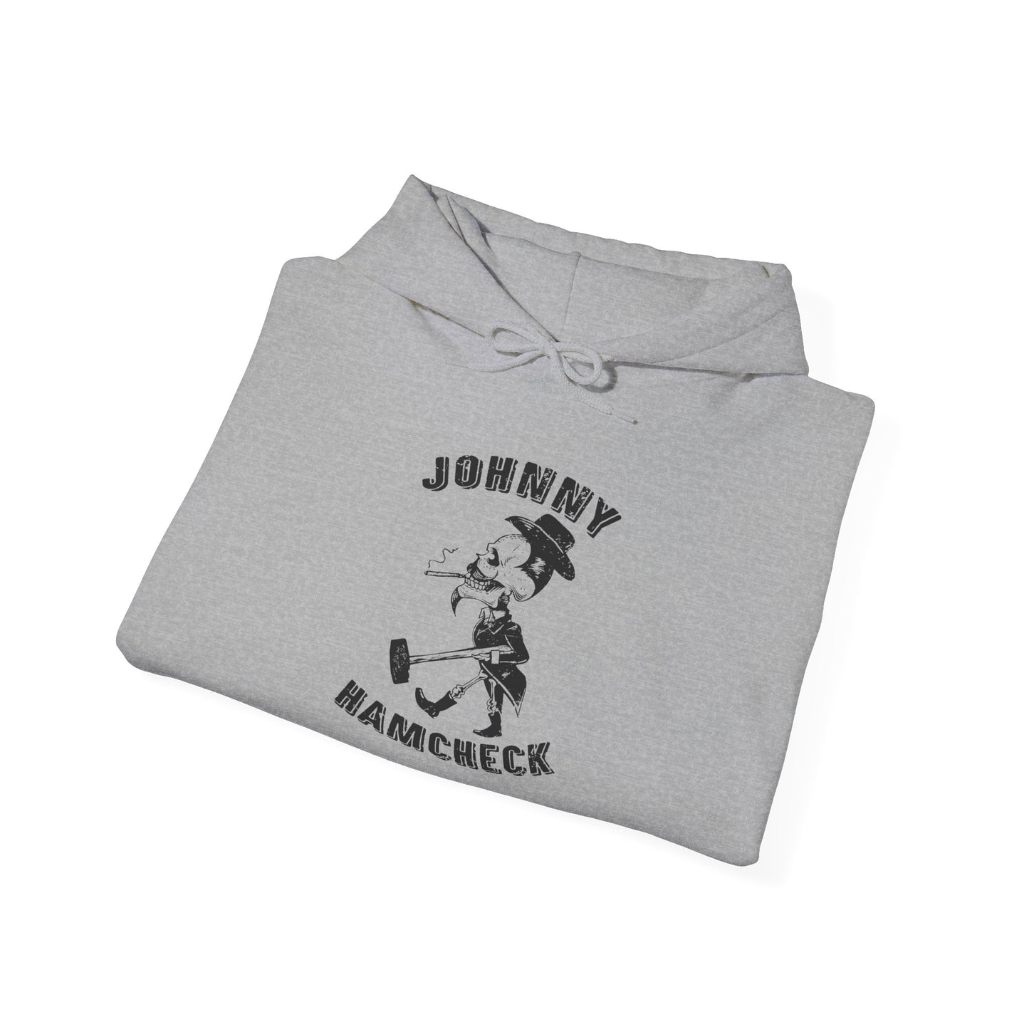 Johnny Hamcheck Black Logo Hoodie