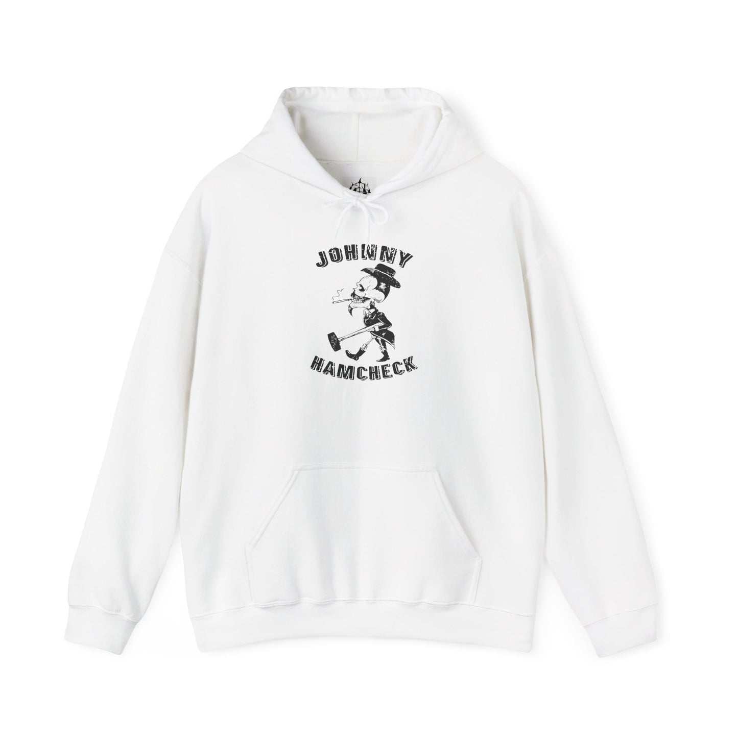 Johnny Hamcheck Black Logo Hoodie