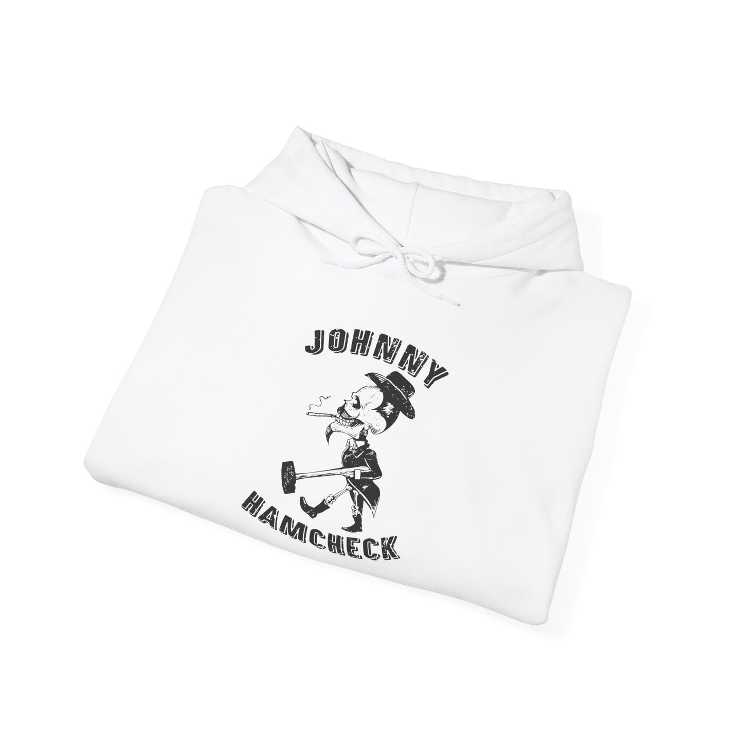 Johnny Hamcheck Black Logo Hoodie