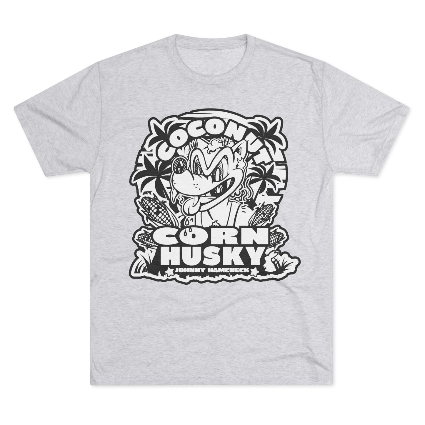 Coconut CornHusky Logo- T- shirt